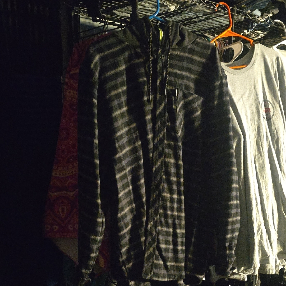 Hawke & Co Black and Gray Checkered Jacket